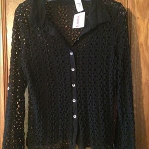 Flux back eyelet top size XL